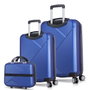 Zoozie Bags Juego de Maletas de 3 Piezas Azul